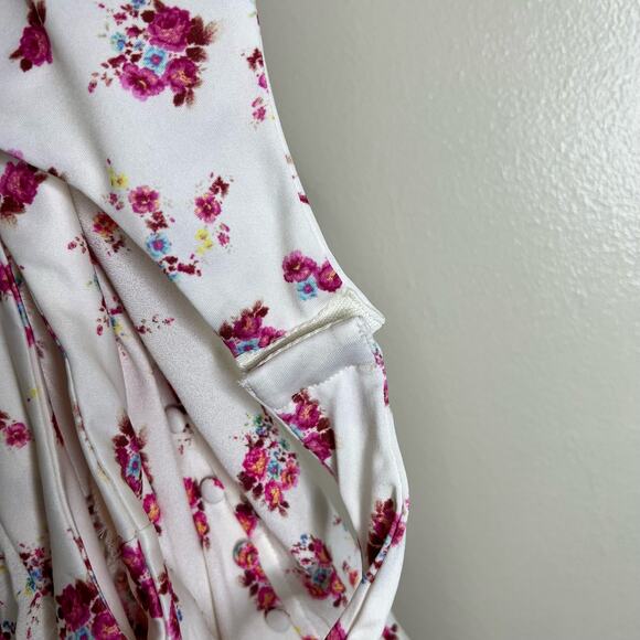 AFRM Nessa Bodysuit MEDIUM Ditzy Floral Off The Shoulder Cottagecore Feminine - Picture 11 of 14